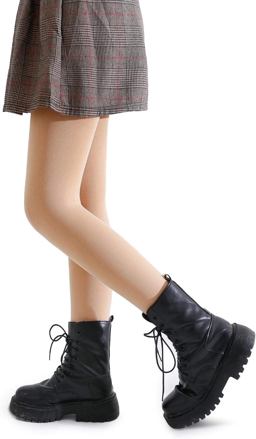 Pareberry Girl's Winter Fleece Lined Thick Microfiber Soft Tights for Kids Age 3-14