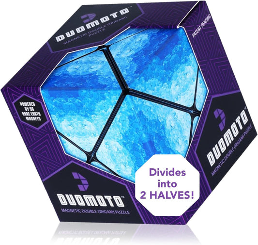 Magnetic Transforming Cube - Shape Shifting Double Creativity Puzzle w/ 96 Rare Earth Magnets - Transforms Into Over 100 Shapes - by Fun in Motion Toys - Creators of Shashibo & Cubendi