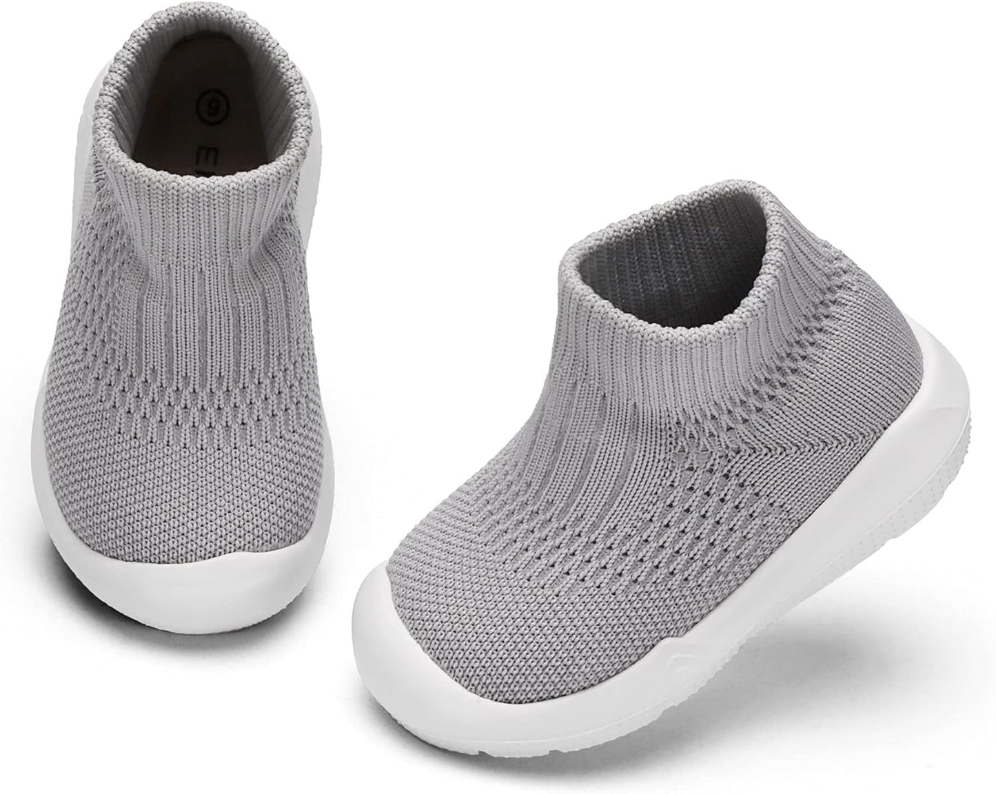 Engtoy Baby Shoes & Socks - Non-Slip Breathable Slippers with Soft Rubber Sole - Baby Boys & Girls Slip On Sneakers