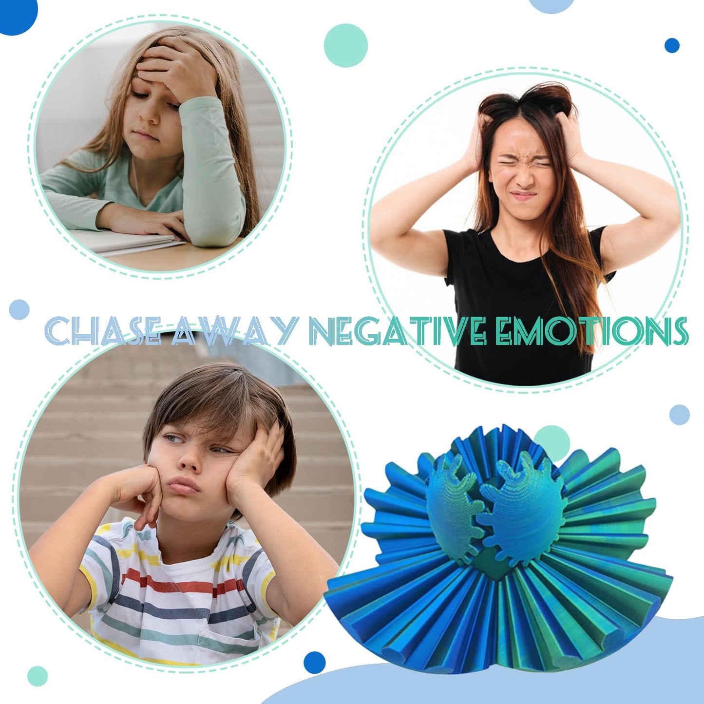 Gear Ball - GearSphere Fidget Toy, 2024 Gear Sphere Cube Puzzlefor Adults Kids Stress and Anxiety Relaxing,3D Printed Spin Ball or Cube Fidget Toy (Grey+Pink)