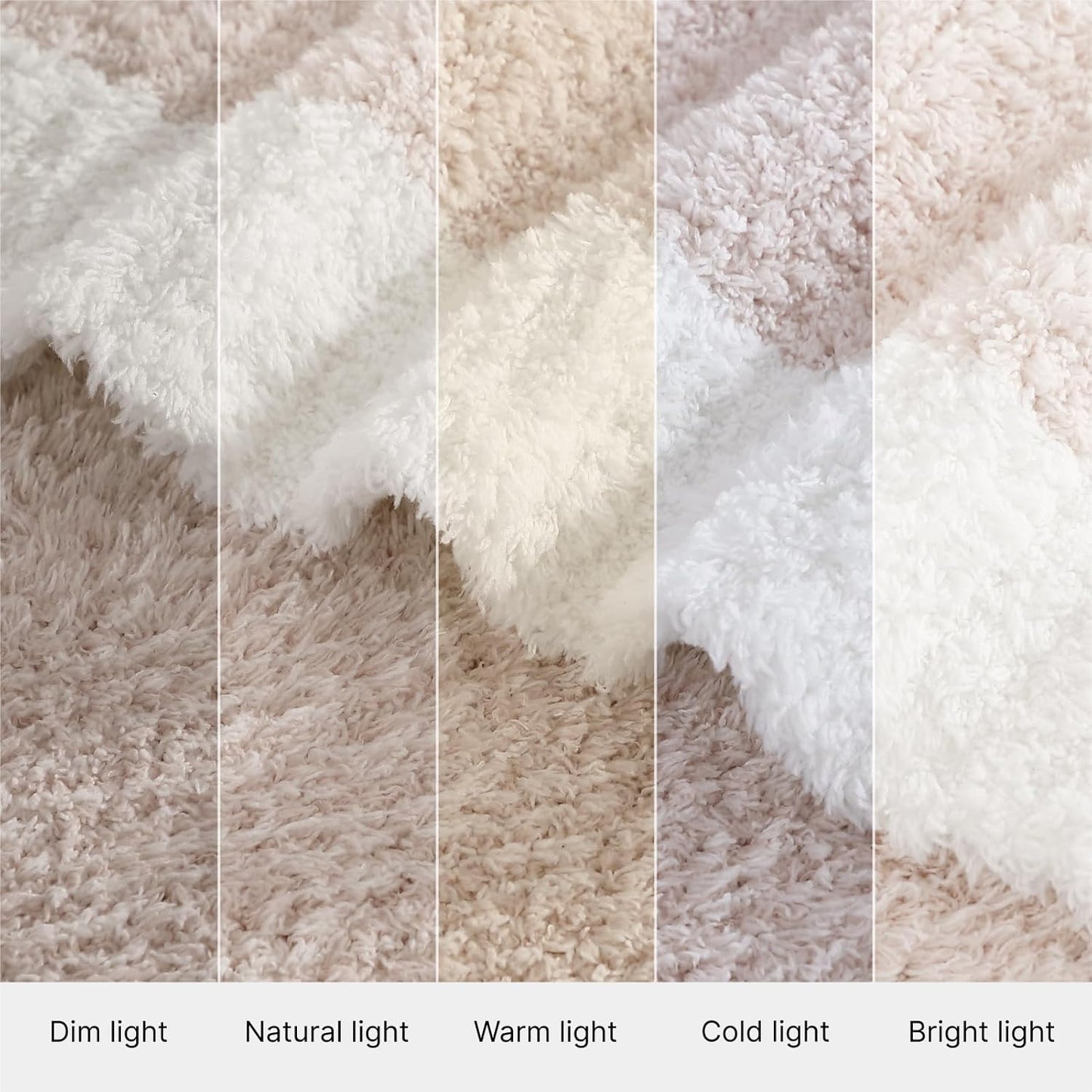 WRENSONGE Throw Blanket Cationic Dyeing Taupe Soft Cozy Fluffy Warm Hand Made Throw Blankets for Couch, Sofa, Chair, Bed, Camping, Picnic, Travel Lightweight Bed Blanket - 50"*60"