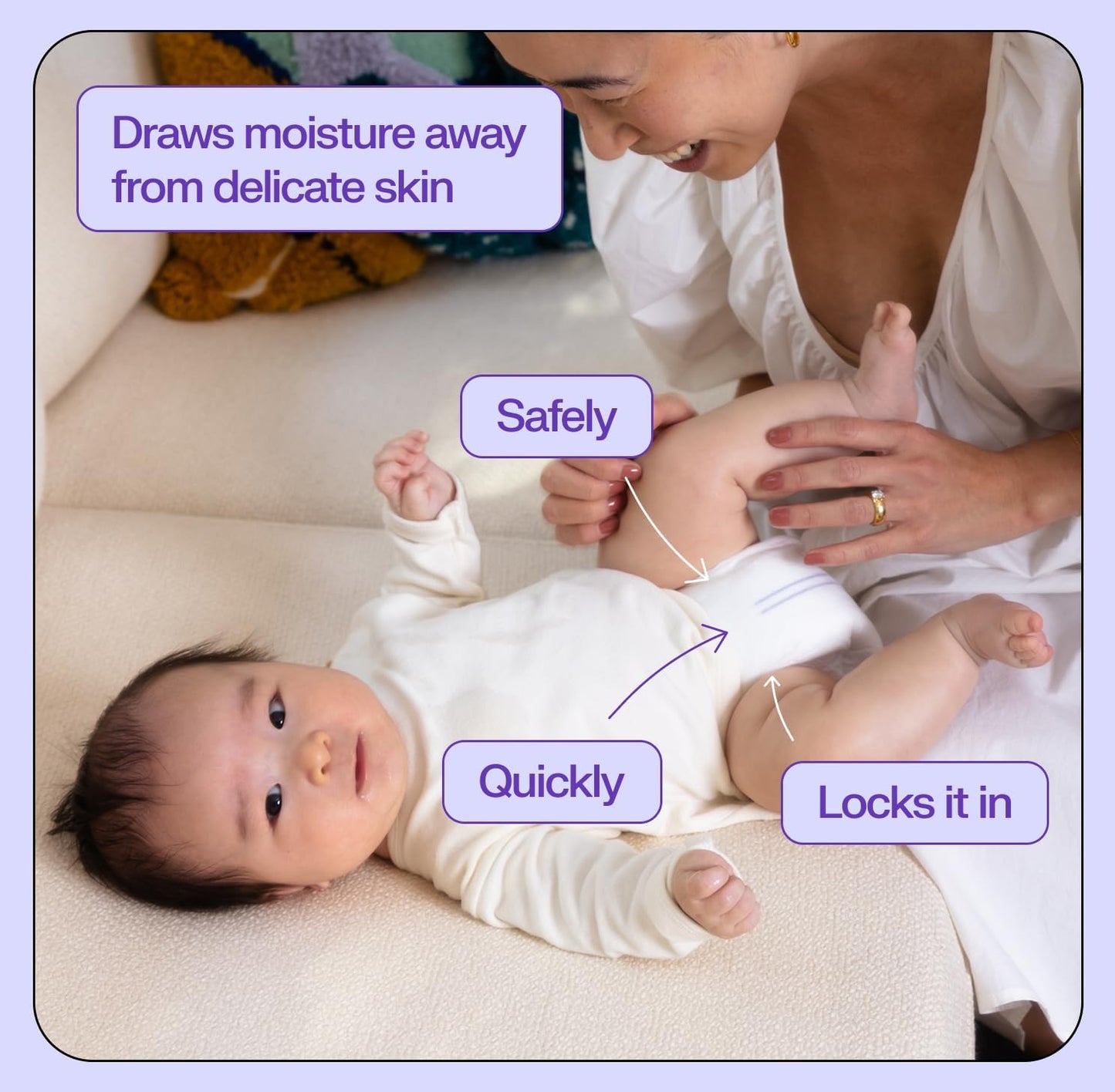 Freestyle Diapers – (Size 4) Hyper Absorbent & Non-Toxic – Disposable Diapers for Sensitive Skin – Ultra Soft Diapers (22-37 lbs) – 144 Count