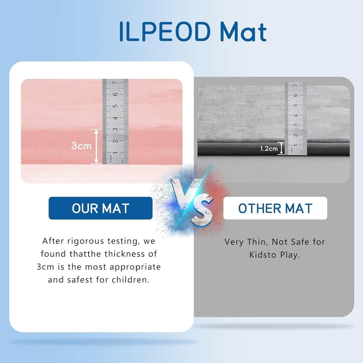 Baby Play Mat for Floor Tummy Time Mat Nursery Rug Muscle Mat Area Rug Playroom Rug Tatami Mat 6'7"x4'11" Memory Foam 1.3" Thick Crawling Mat for Babies,Toddlers, Infants, Kids,Floor Mat(Pink)