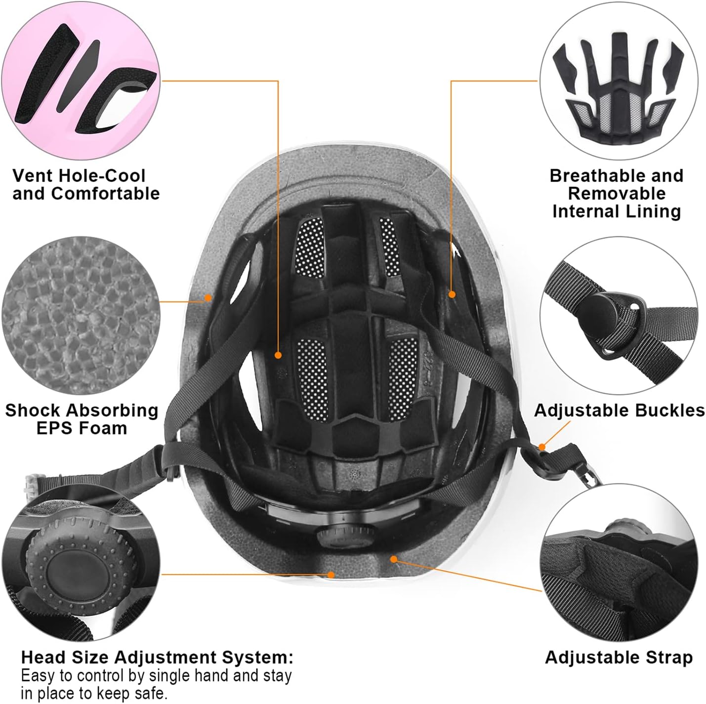 GLAF Baby Bike Helmet Toddler Helmets for 1 Year Old and up Infant Girls Boys Multi Sport Adjustable for Scooter Bicycle Kids Youth Child Skateboard Safety Cycling