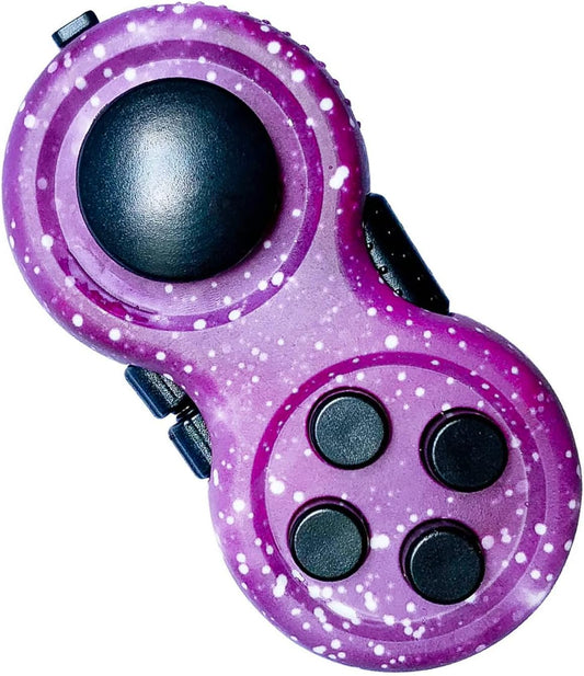 mao&mao Fidget Pad Toys with 8 Fidget Functions Stress Reducer Depression Pad Control Fidget Pad with Fidget Buttons Hand Shank Cube Dice Toy for Kids Adults Stress Relief ADD,ADHD,Autism