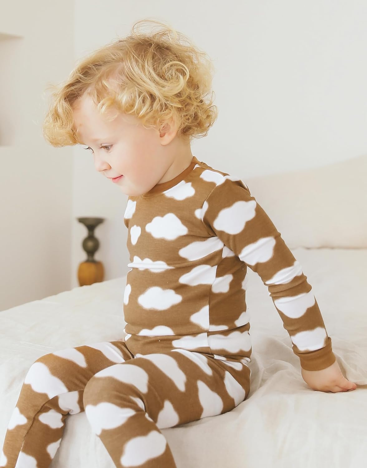 VAENAIT BABY 6M-12Y Kids Unisex Girls & Boys Soft Comfy Modal Tencel Sleepwear Pajamas 2pcs or 4pcs Set