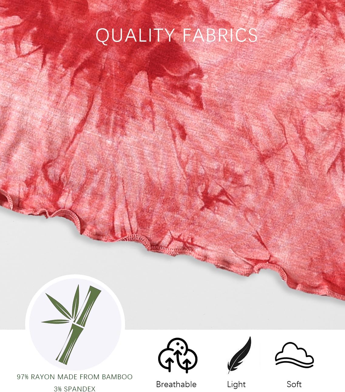 Jimonda Kids Soft Rayon From Bamboo Sleepwear Long Sleeve Boys Girls Pajama Outdoor 2-Piece tops&pant Casual sets Tie Dye PJ