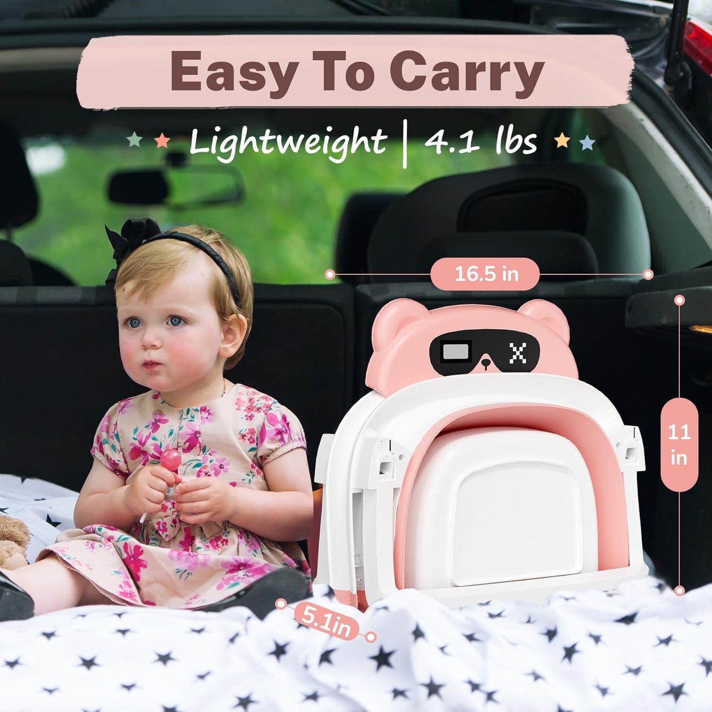 AVIDOR Baby Bathtub,Collapsible Bathtub for Newborn to Toddler,Durable Essential Infant Bath Tub,Portable Travel Baby Tub with Soft Cushion,No-Slip Hanging and Detachable(Pink)