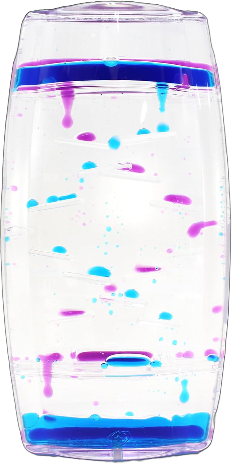 PowerTRC Liquid Motion Bubbler Spiral Timer Fidget Toys Desk Calming and Soothing | Sensory Toys Visual Ooze Tube Toy for Anxiety, ADHD & Autism