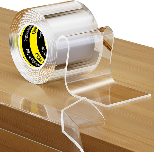 Clear Edge Protector,Safe Corner Protector, Anti-Sharp Edge Protector, for Furniture, Drawers, Tables, Cabinets 2inX3.28FT