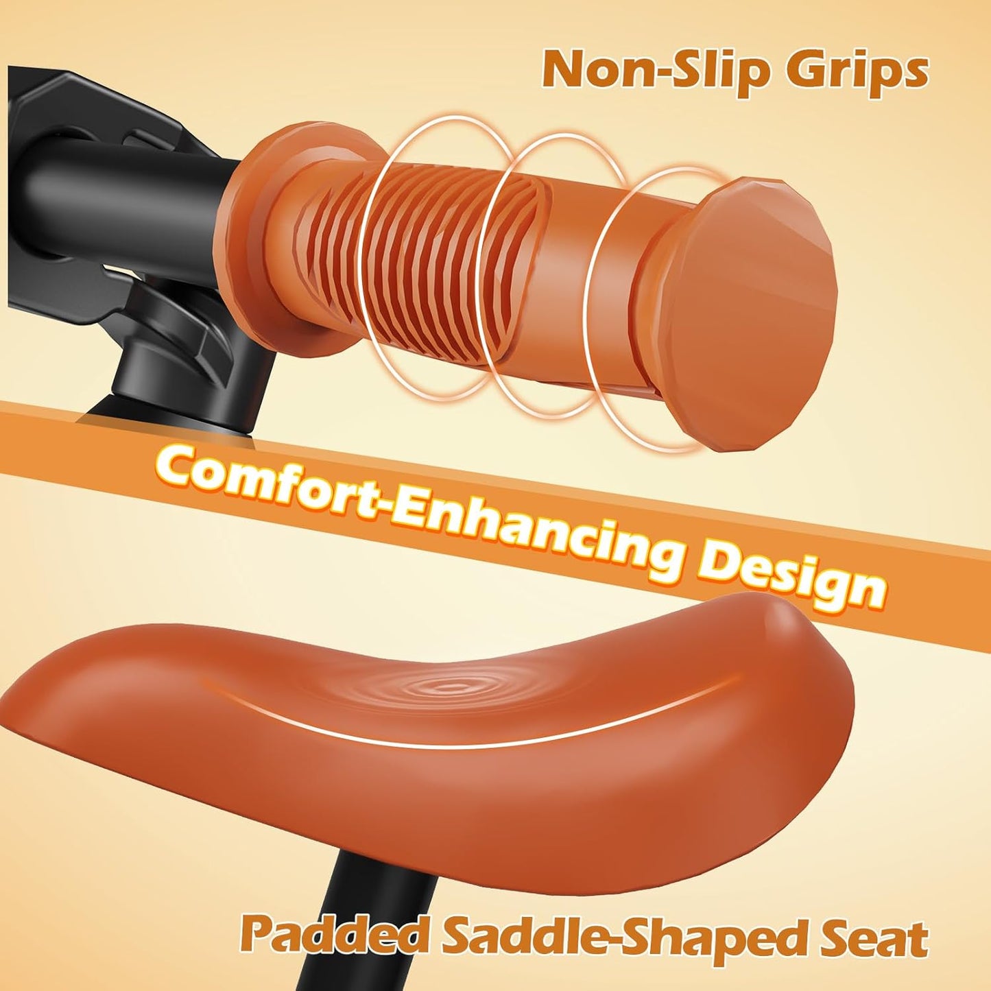 Ridego 12 or 14 Inch Balance Bike for Kids 2-6 Year Old,Lightweight Kids Bike with Adjustable Seat, Push Bicycle with Air Rubber Tires，Ride-on Toys Birthday Gift