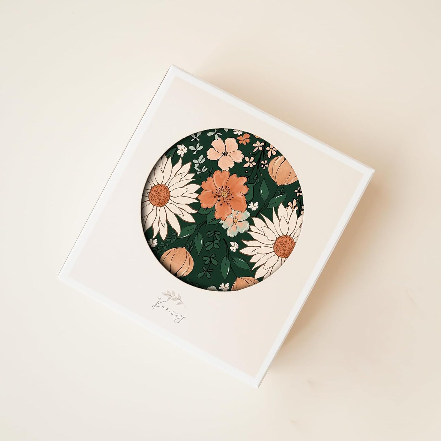 Konssy Baby Girl Newborn Receiving Blanket with Matching Headband and Beanie Set Baby Swaddle Nursery Swaddle Wrap