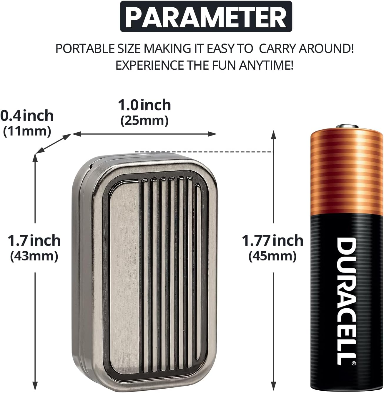 EDC Metal Fidget Slider Toys- Stress Relief EDC Fidget Slider Casual Metal Adult's Hand Toys Office Desk Toys Gifts Stress Toys for Adults