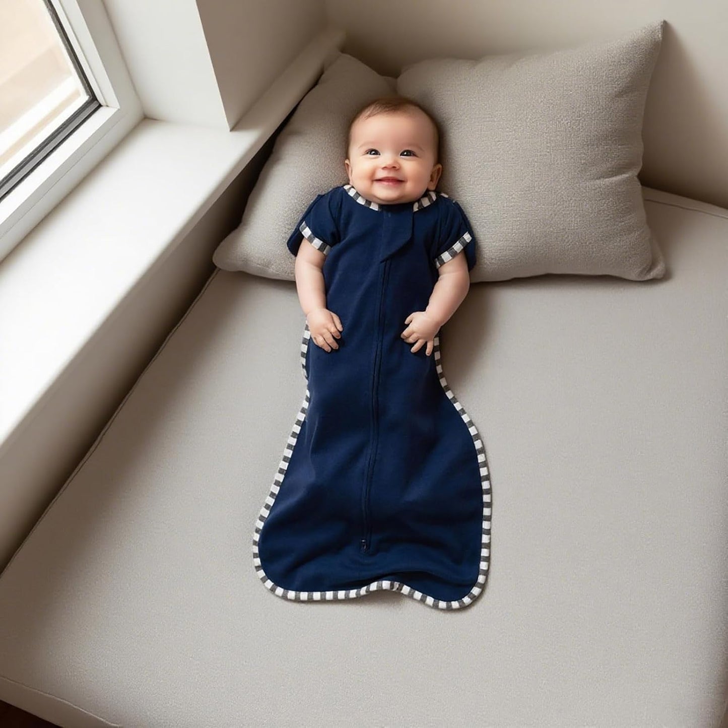 2-Pack Baby Transition Swaddle Set, Breathable Infant Sleep Sack, Soft Swaddling Sack for Boy Girl