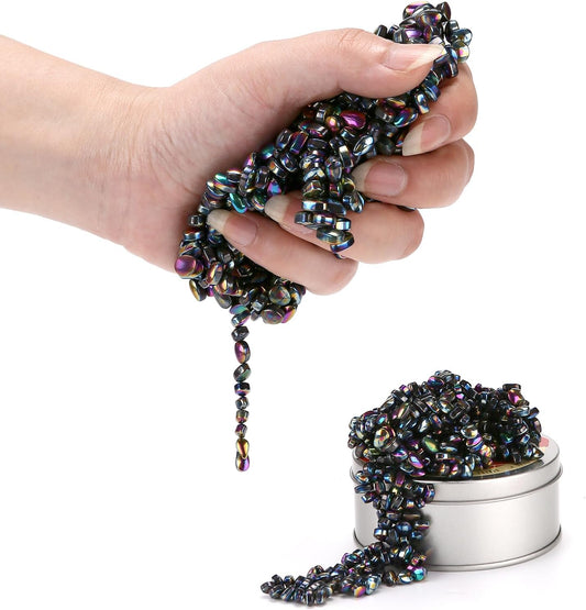 550PCS Colourful Ferrite Crags Desk Toys for Office, Like Putty, Satisfying Fidget Toys for Adults (550 PCS)