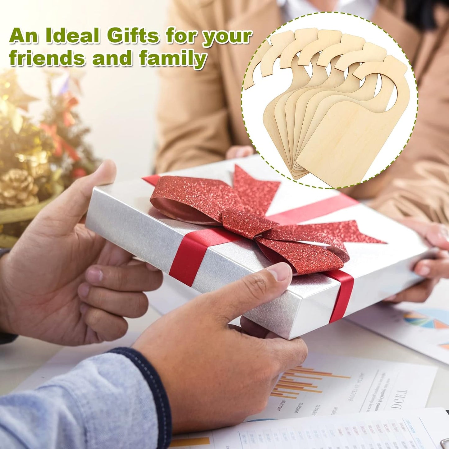 21 Pack Blank Clothing Rack Divider, Wooden Closet Size Divider, Closet Dividers Hanging Closet Dividers for Home Nursery Baby Clothes