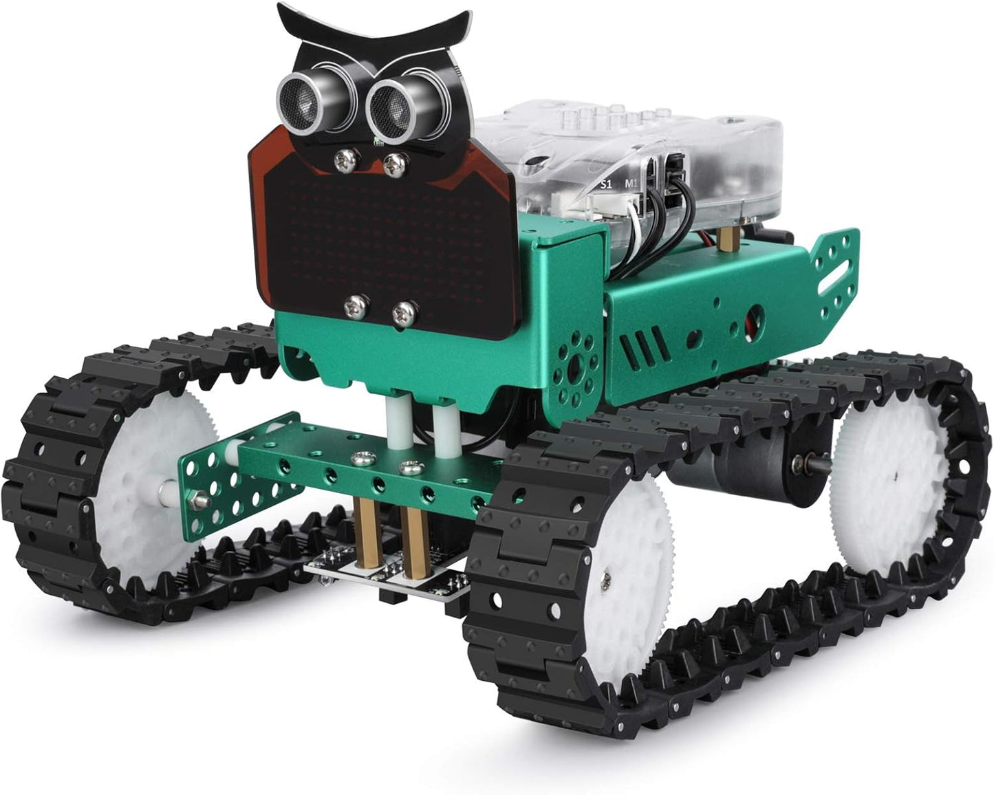 ELEGOO Owl Smart Robotic Car Kit V2.0 for Arduino Robotics for Kids Ages 8-12 12-16 STEM Science Kits Coding Robots Toys for 8+ Year Old Boys Girls Teens Circuits Engineering Building Projects