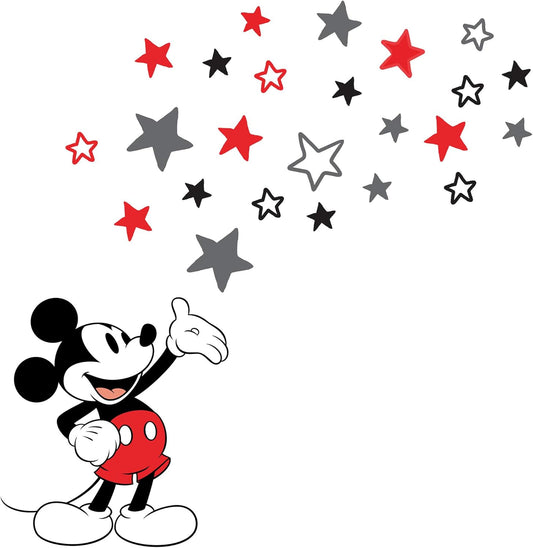 Lambs & Ivy Disney Baby Magical Mickey Mouse Wall Decals - Gray/Red