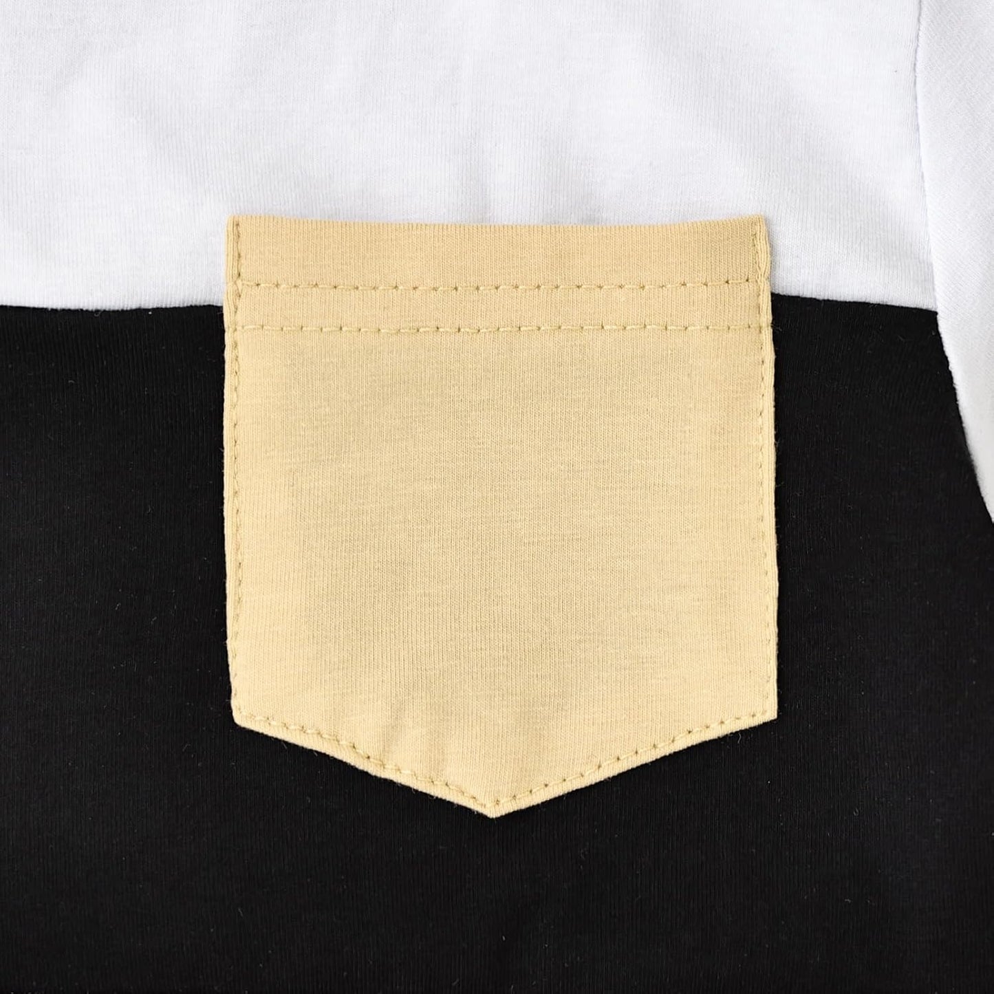 Baby Boy Clothes Toddler Boy Summer Outfits Short Sleeve Patchwork Top T-shirt & Pocket Pant Set 2 Piece 12 Months-4T