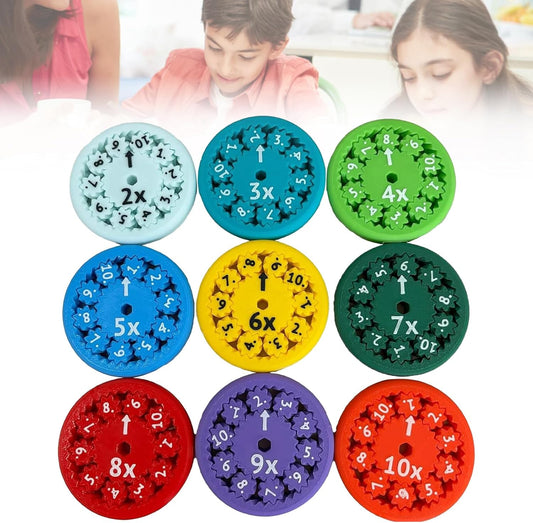 Math Fact Fidget Spinners, Math Facts Fidget Spinners, Number Fidget Toy, Learning & Education Toys for Kids, Counting Toys for Home & School, Learning & Education Fidget Spinners