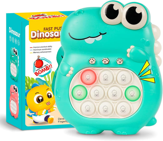 Fast Push Game, Christmas Birthday Gifts for Kids 8-12, Fidget Toys for Kids, Fast Push Bubble Game, Pop Game It Light Up Fidget Sensory Toys, Gifts for 3 4 5 6 7 8 9 Year Old Girls Boys Teen