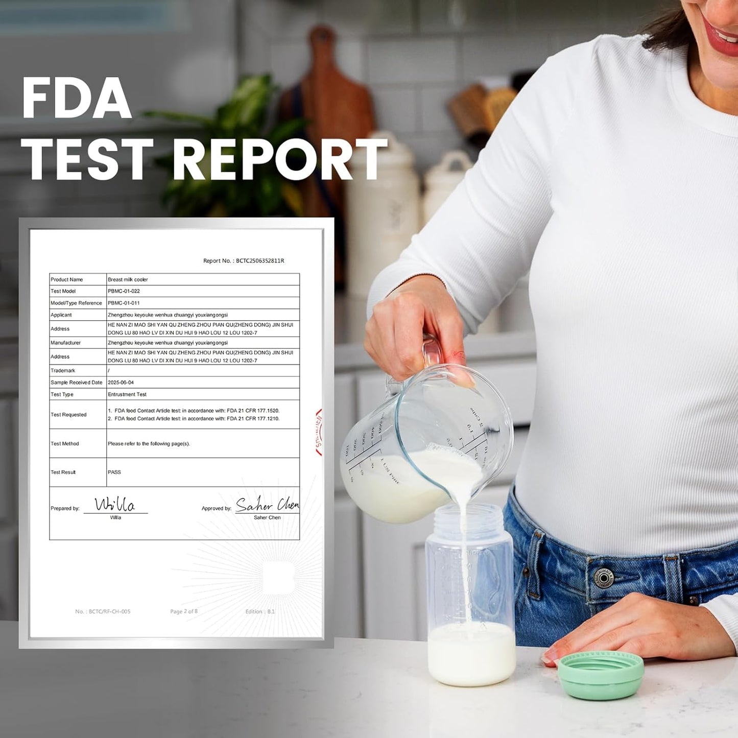 22oz Breast Milk Cooler for Work and Travel, 24 Hours All-Day Cooling, Large Capacity Portable Breastmilk Chiller with 2pcs Breastmilk Storage Bottle, Baby Feeding Essentials