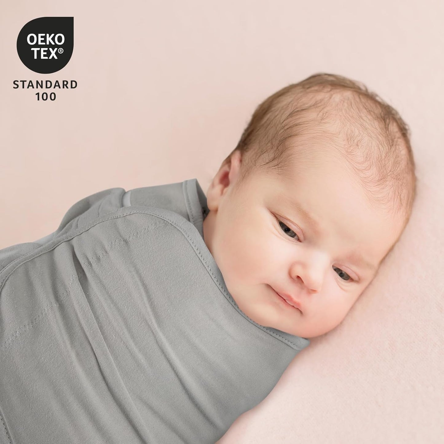 Soarwg Kids Baby Swaddle, Organic Adjustable Baby Swaddles for Newborns, Sleep Sack for Baby Boy and Girl 0-3 Months, 100% Cotton Certified Standard 100 by Oeko-TEX, 3-Pack (Deer Meadow)