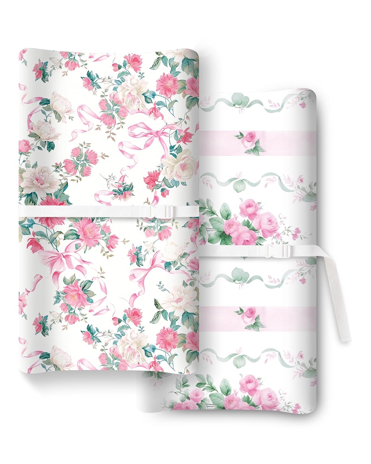 Extra Stretchy Changing Pad Cover, Ultra Soft Premium Jersey Knit Changing Pad Sheets, Unisex for Boys Girls, Fits All Standard Changing Tables/Dresser Tops - 2 Pack