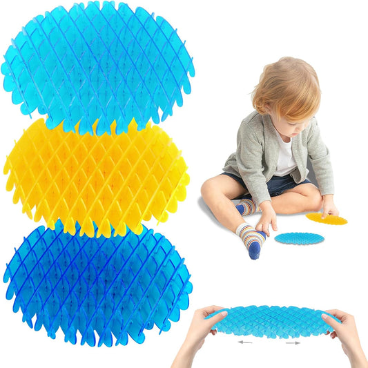 Fidget Worm Toy,3pcs Worm Big Fidget Toys Adults and Kids, Funny Stretchy Sensory Stress Toys, Fidget Sensory Squeeze Toys, Relieves Stress and Anxiety Finger Toys for Kids with Autism ADHD