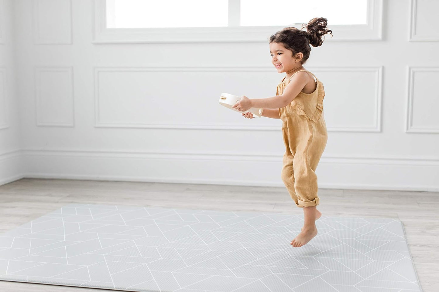 LITTLE Bot Ofie mat, Baby Play mat (Oracle + Zen line, Large)