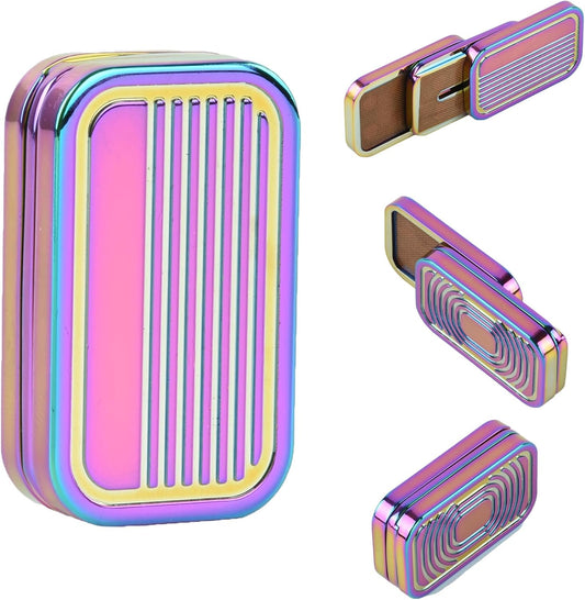 CP3 Metal Fidget Slider Metal Fidget Toys Adults Stress Relief Toy Fidgets for Adults Magnetic Fidget Slider for Adults（EDC Fidget Slider-CP3 X）