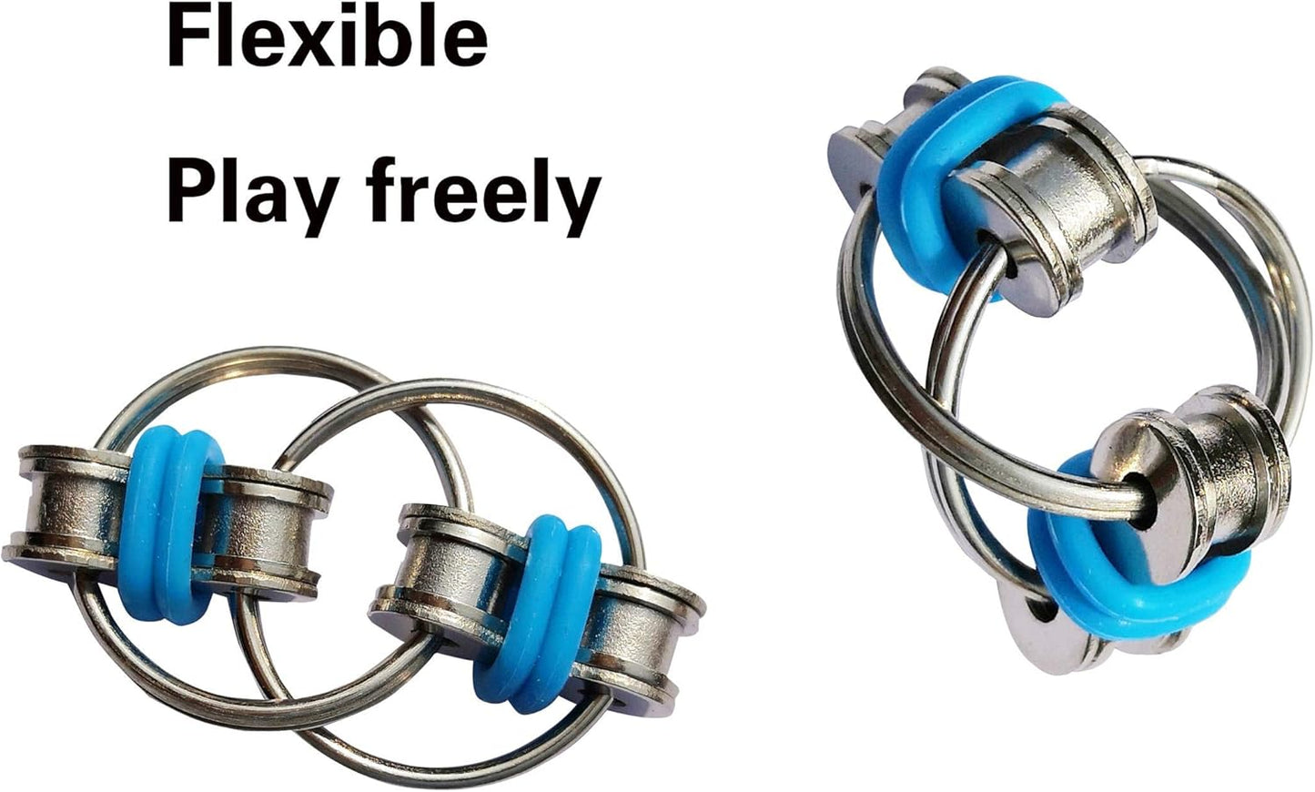 6 Pack Stress Relief and Anxiety Relief Fidget Toys,Flippy Chain,Marble Mesh,Infinity Cube