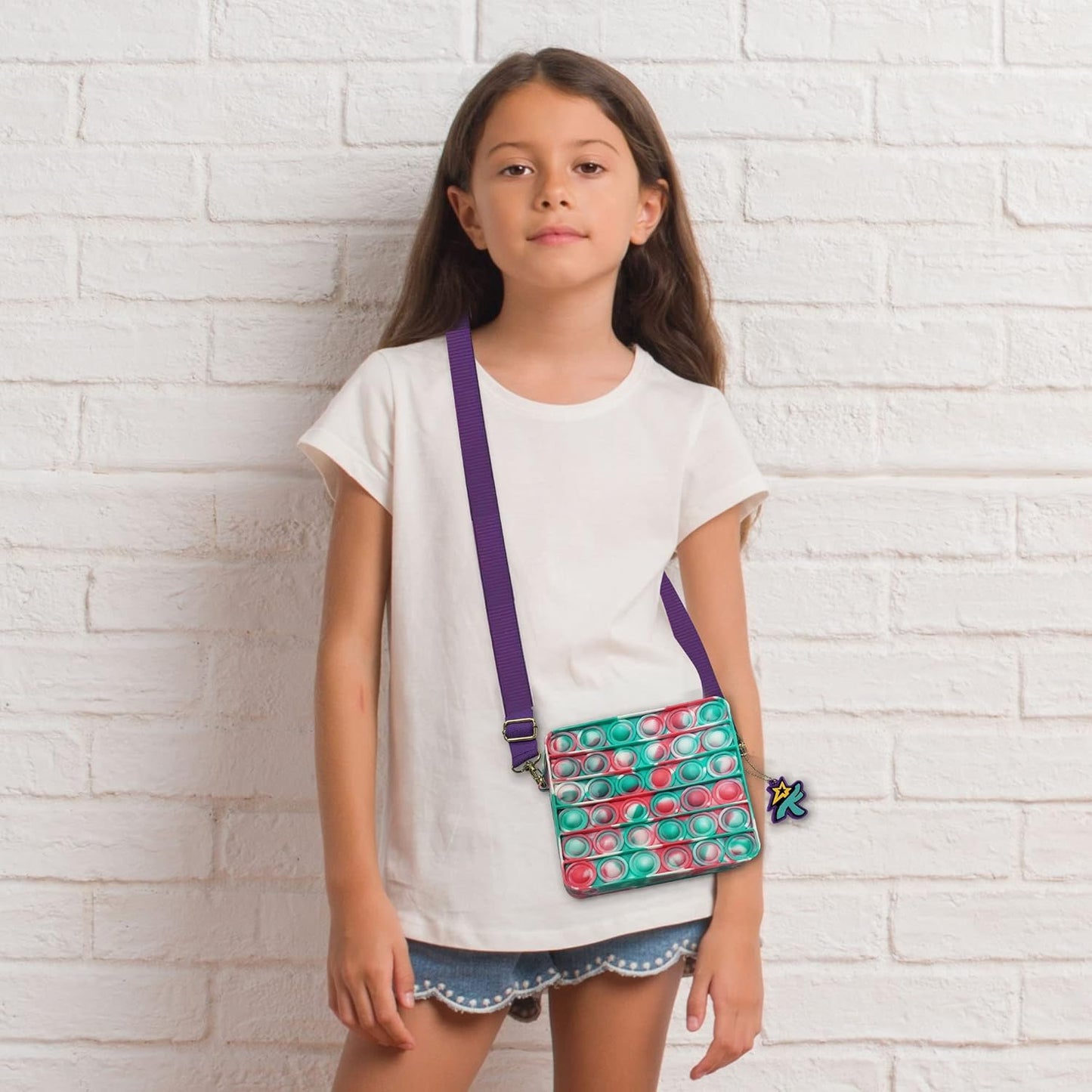 Tara Toys Poppin Purse Activity Set: Karma's World - Popping Sensory Fun, Engaging Fidget Popping Experience for Kids - Pop It Toy for Imaginative Play & Stress Relief, Ages 6 and Up, Multicolor