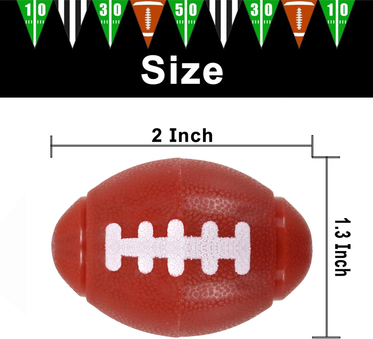 GIFTEXPRESS 36PC American Football Fidget Spinner Toy, Party Favor for Football Party, Sport Event, Goodies Bag Stuffer, Pinata Filler, Kids Birthday Party Favor Toys