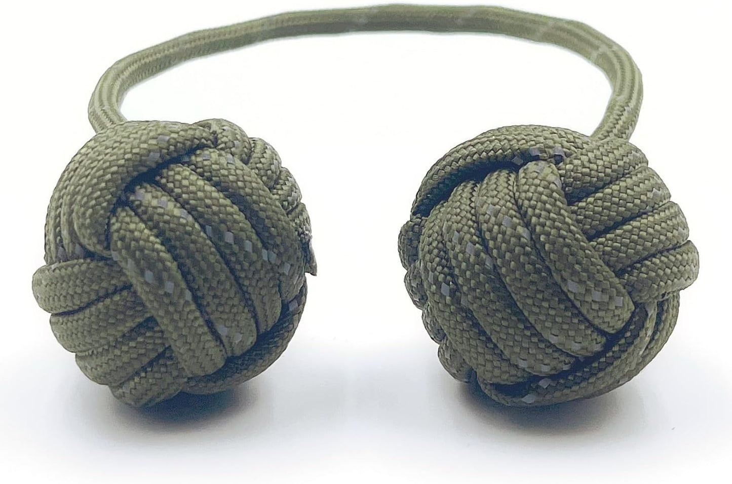 Fidget Beads Skill Toys, Fidget Toys, Parachute Cord and Steel Beads Handmade Fidget Beads, Beginners Worry Beads, Portable EDC Leisure Toys (Grey Brown)