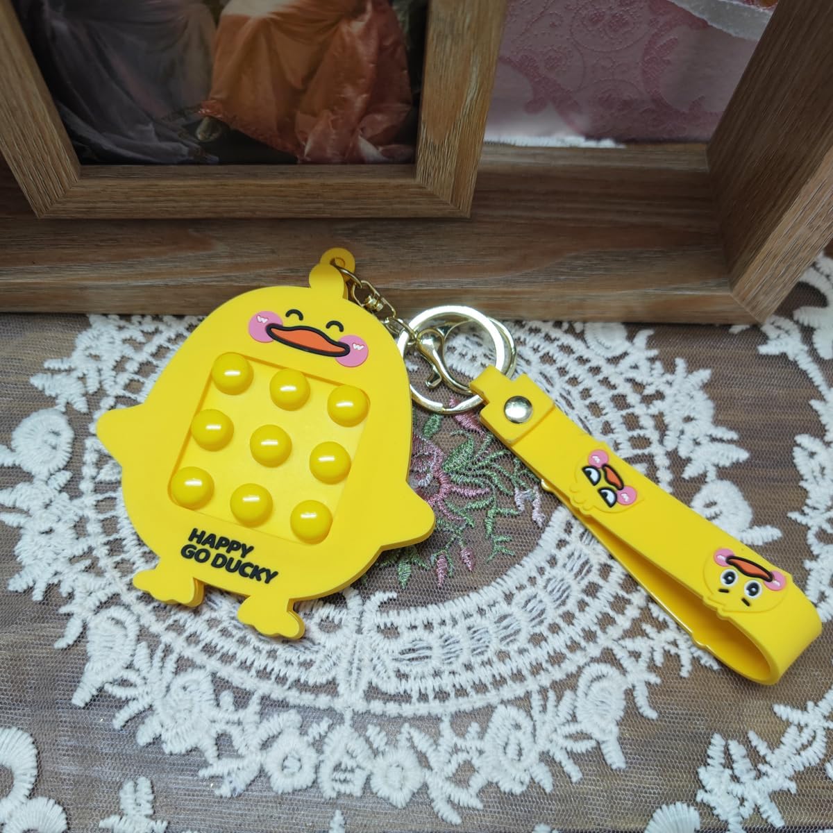 Stress Relief Pop Fidget Duck Toy,Adult Stress Reduction Toy, Fingertips Sensory Toy for ADHD, Autism, Anxiety, Office Relaxation, Holiday Gift Stuffer(A-Stress Relief Toy)