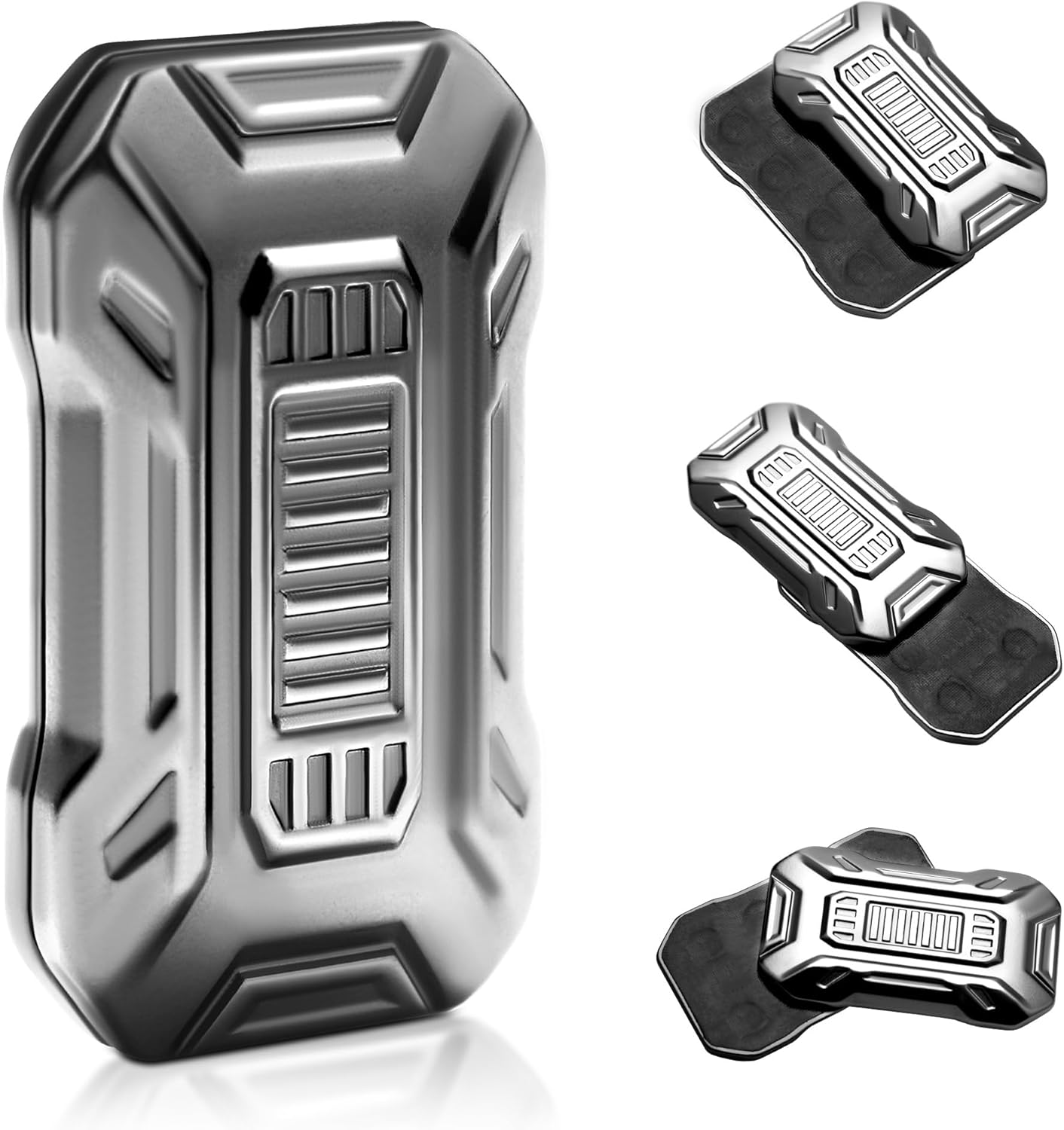 Magnetic Silder Fidget, Slider Fidget Toys for Adults, Metal Fidget Toys for Kids Party Favors, Birthday, Fidgets Toys for Teens (A-Gray)