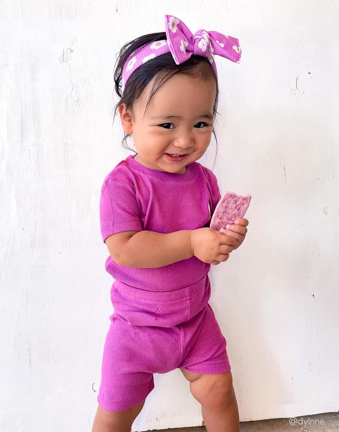 moimoln Pajamas Set 6M-5Y Solid Ribbed Unisex Baby & Toddler, Soft Viscose, Snug-Fit, Everyday Sleepwear