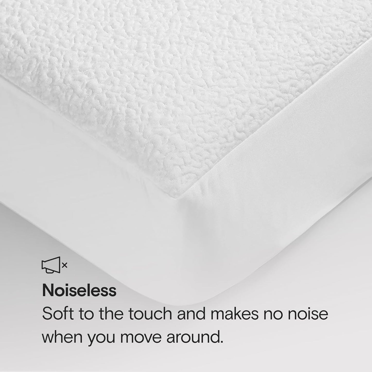 SIJO Mattress Protector, 100% Waterproof, Cooling, Ultra Soft, Noiseless, 16 inch Deep Pocket, Best Overall Mattress Protector Award Winner by Apartment Therapy (Queen)