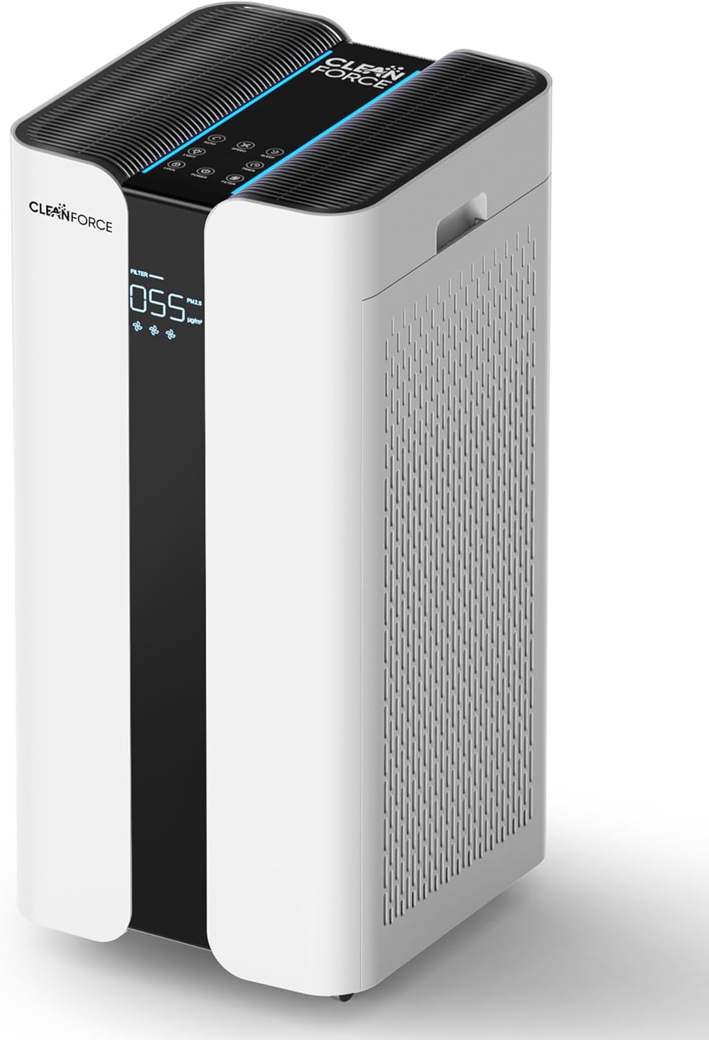 CleanForce Extra large Air Purifier for home large room, covers 3000 ft², H13 True HEPA Filter, Filters 99.97% Dust, Smoke, Odor, Pollen, VOCs, for home, office, classroom | MEGA1000 New Edition