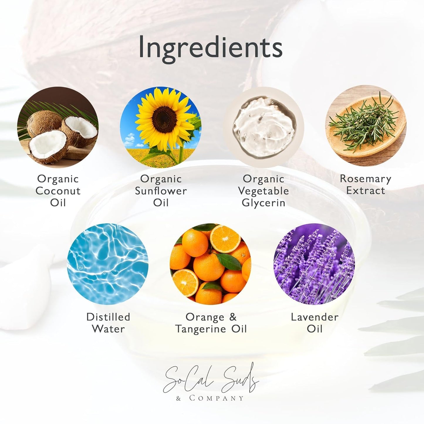 SoCal Suds & Company 2oz Organic Foaming Baby Wash & Shampoo - Soft Citrus