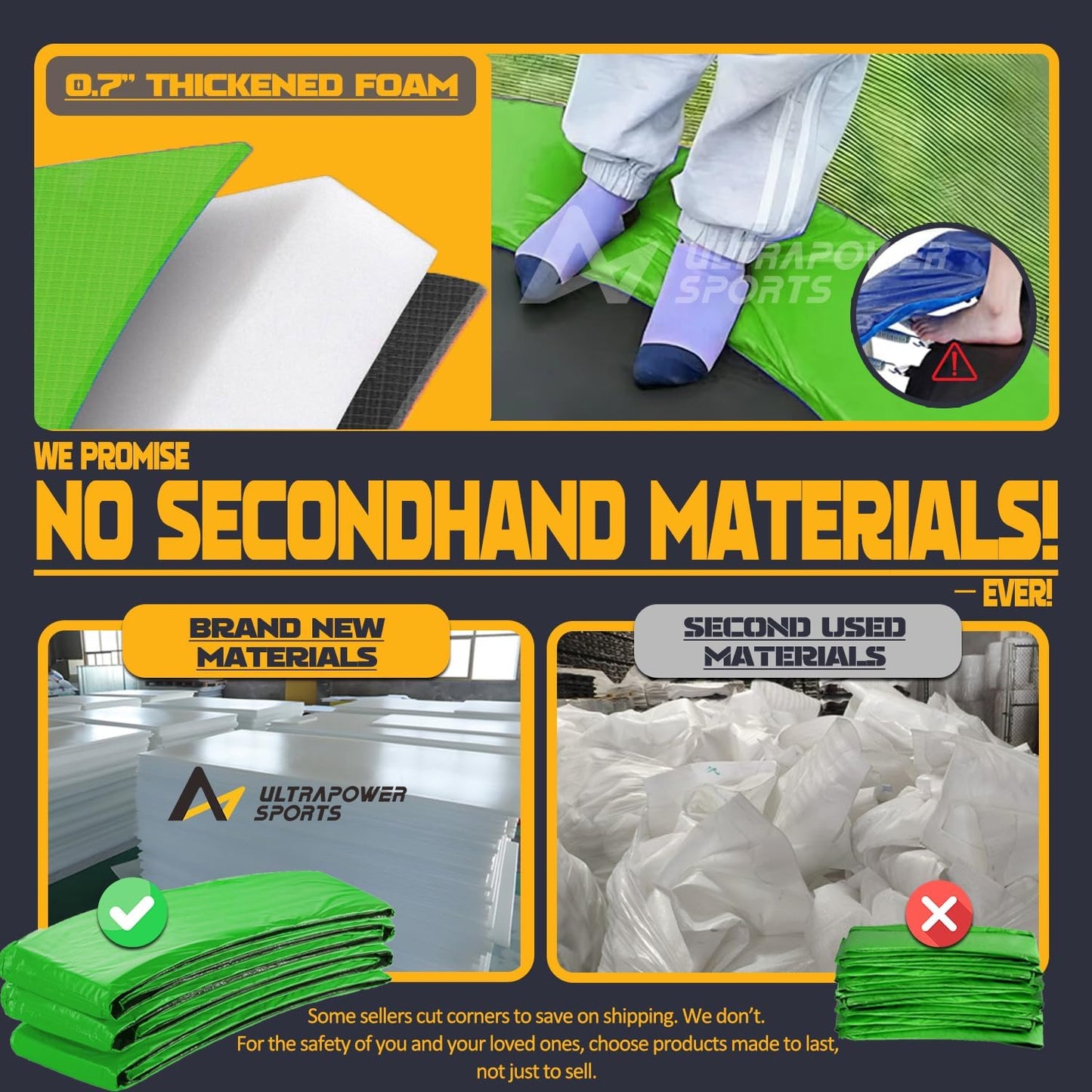 Trampoline Pad Replacement Trampoline Mat Replacement Padding Safety Pad Spring Cover Round Spring Cover with No Holes 10 Ft 12 ft 13 ft 14 ft 15 ft Black Blue Pink Green