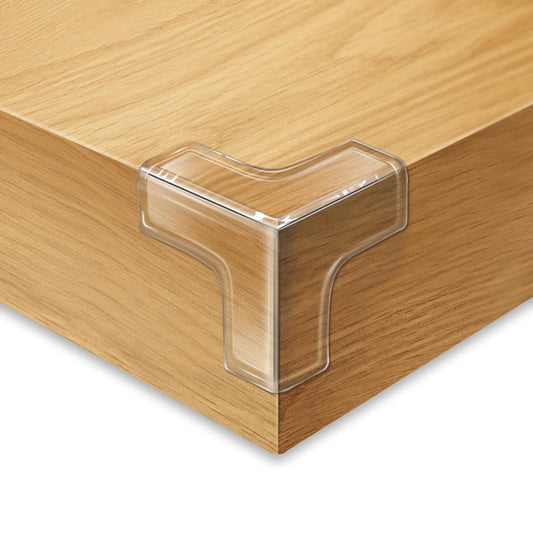 14 Pack Clear Corner Protectors, T-Shaped Table Edge Guards, Baby Safety Bumpers, Furniture & Sharp Corner Proofing Covers