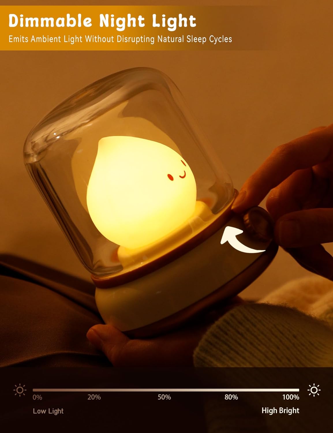 Cute Chibi Flame Lamp, Anime Cozy Lights, Retro Rechargeable Night Light, Decor, Cute Desk Accessories, Gifts.