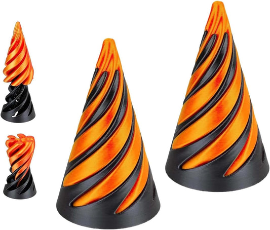 Impossible Cone [2 Packs], 3D Printed Spiral Cone Fidget Toy, Impossible Passthrough Pyramid for Stress and Anxiety Relaxing