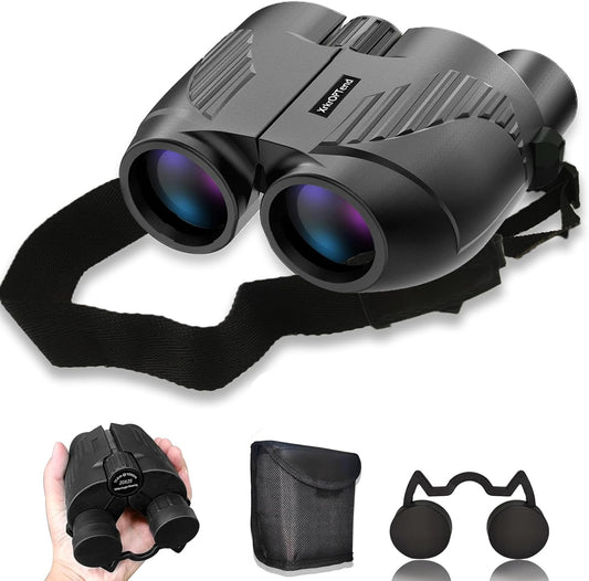 20x25 Compact Binoculars with Strap for Kids and Adults, Sharp Clear, Mini Low Weight Binoculars for Bird Watching,Hiking Outdoor, Cruise Ship,Concert