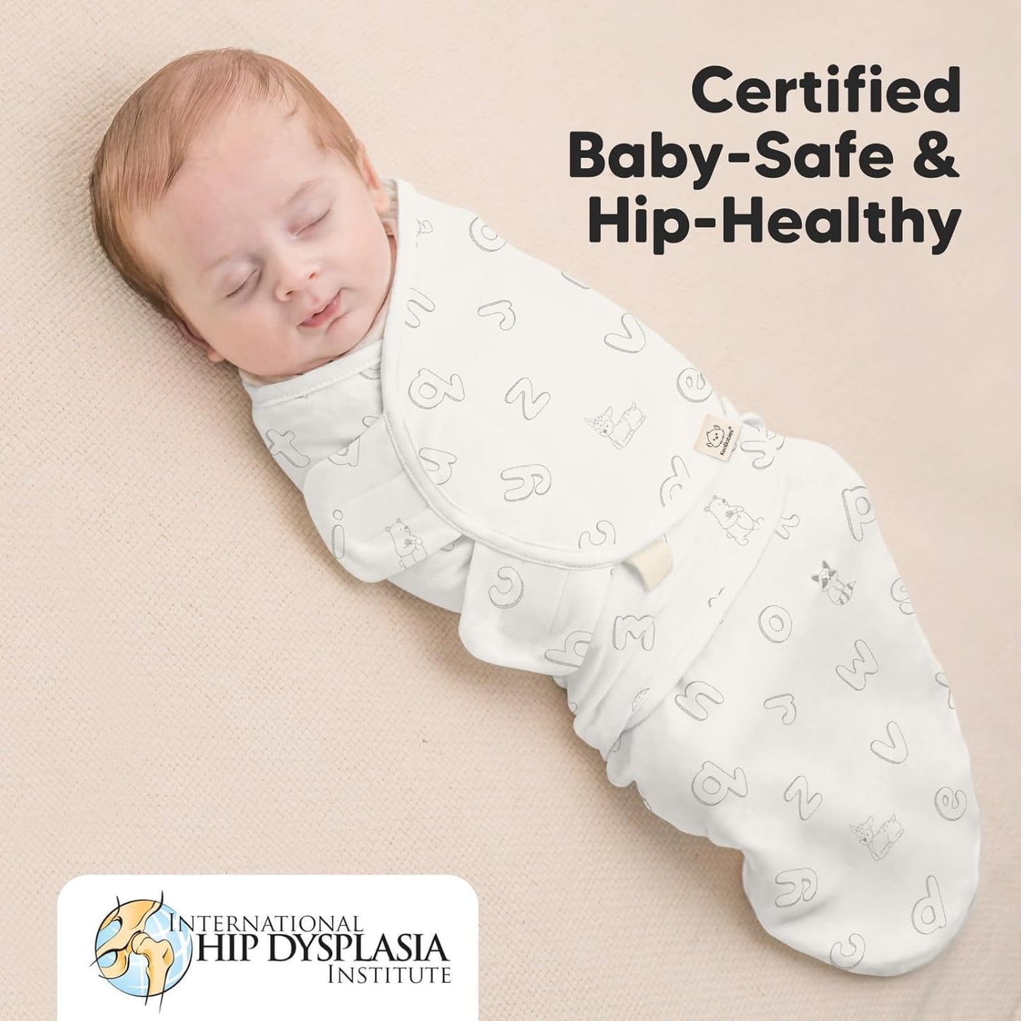 Baby Swaddle Sleep Sacks with Zipper - 3-Pack Swaddles for Newborns 0-3 Months, Infant, Baby Girls, Boys, Soft & Durable Newborn Sleep Sack, Easy Diaper Change Swaddling Blanket (ABC Land Cloud)