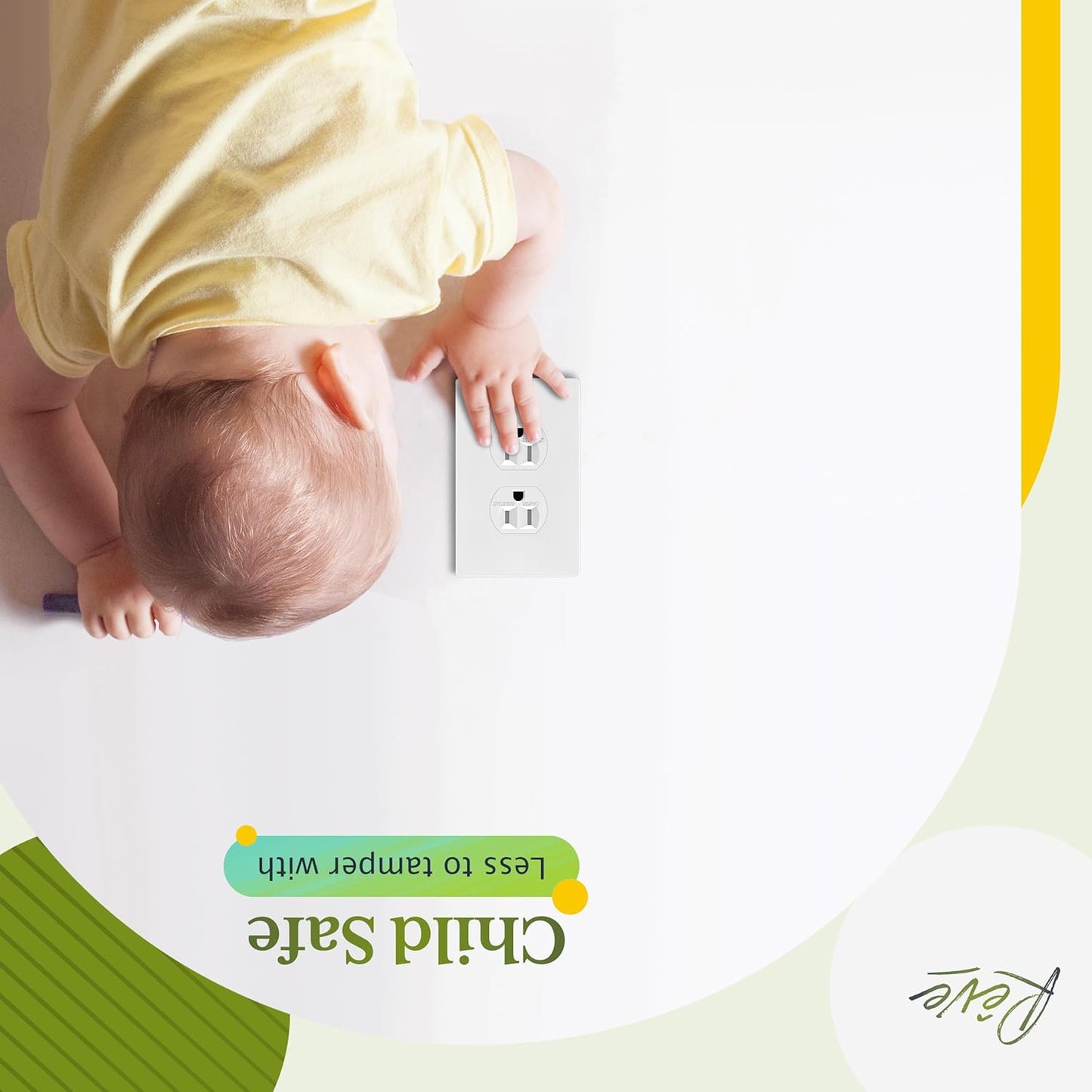 TG Screwless Duplex Wall Plate Covers, Child Safe Receptacle Outlet Covers, Size 1-Gang 4.68"x 2.93",Unbreakable Polycarbonate Thermoplastic,SP-S1-W-20PCS,Glossy, White, 20 Pack