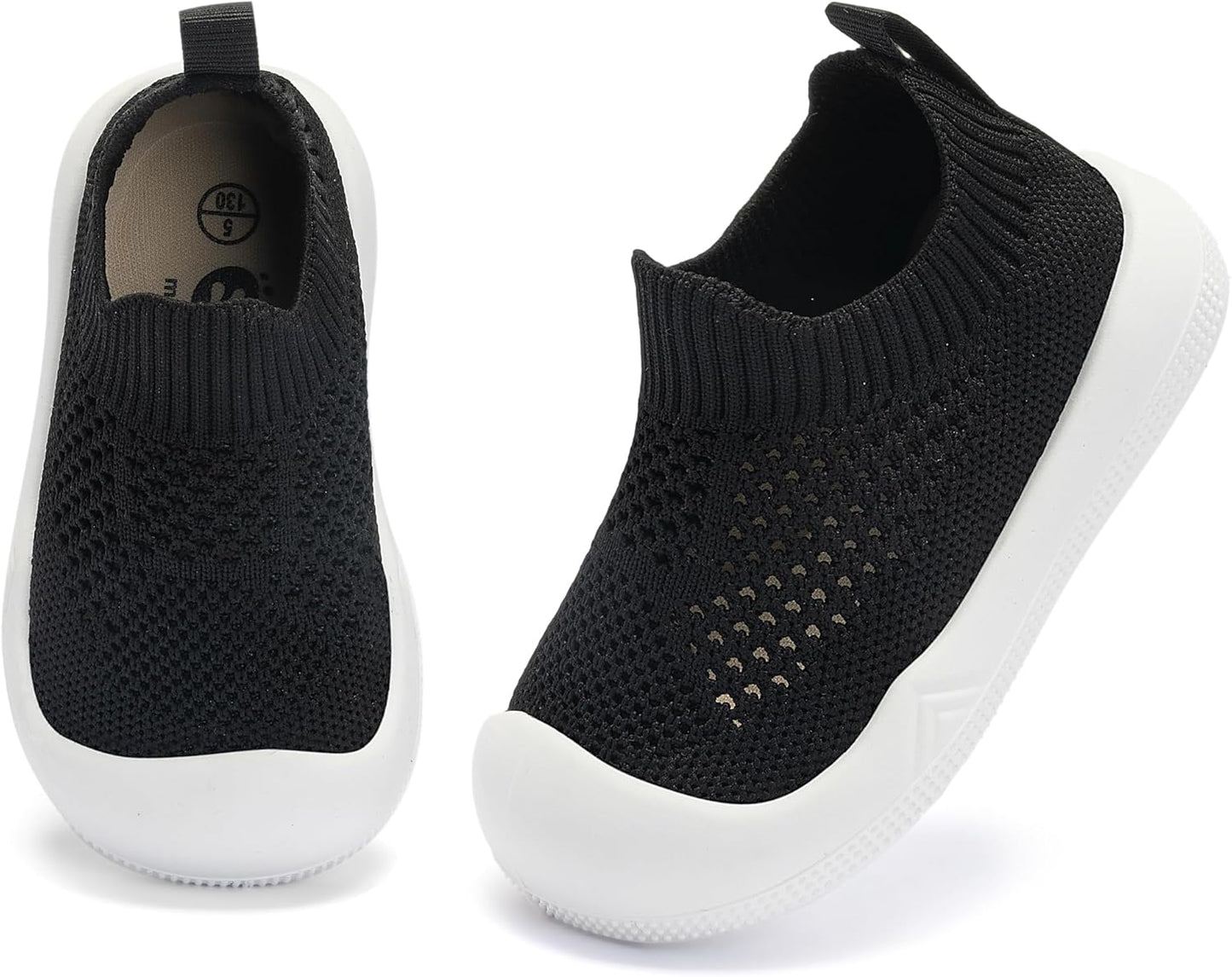 Engtoy Baby Shoes & Socks - Non-Slip Breathable Slippers with Soft Rubber Sole - Baby Boys & Girls Slip On Sneakers