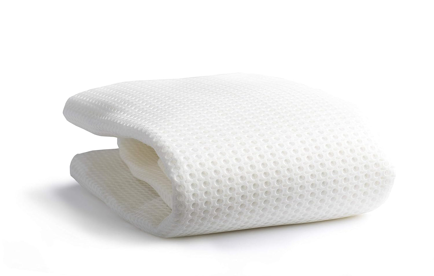 Lullaby Earth Breathe Safe Air Breathable Crib Mattress Pad, Removable Mattress Cover with Waterproof Layer for Baby and Toddler Beds, Standard Crib Size White